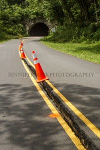 Crack in the Blue Ridge Parkway