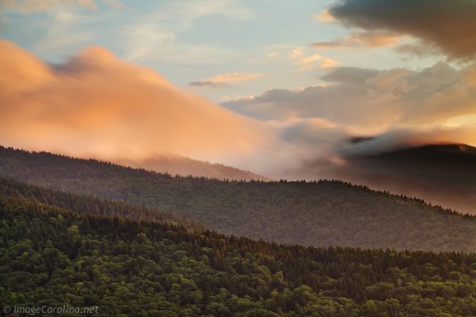 "Sunrise at Mount Mitchell North Carolina" by Daniel Burleson