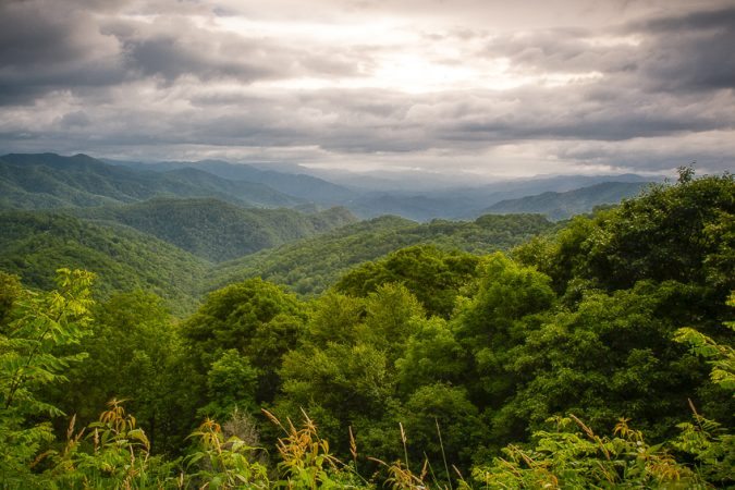 "Mountain View Near Cherokee NC" by Terry Barnes