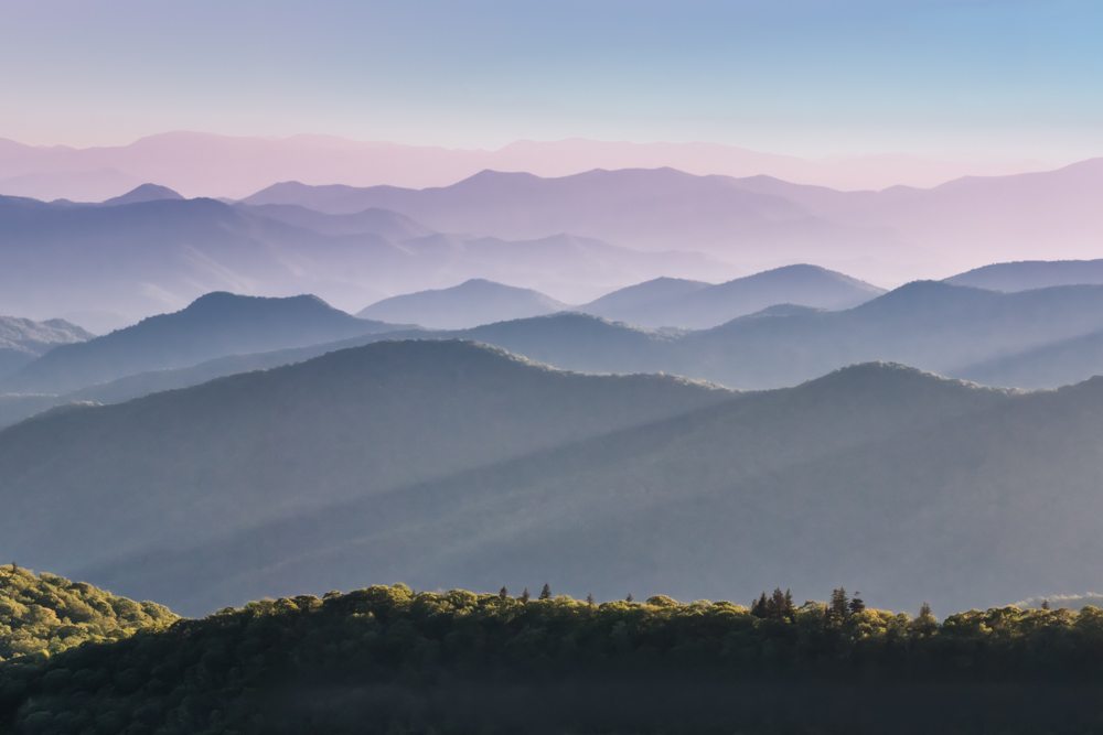 "Cowee Mountain Overlook, Milepost 430" by Rob Travis Photography