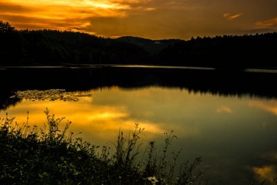 "Bass Lake Sunset" by Victor Ellison Fine Art Photography