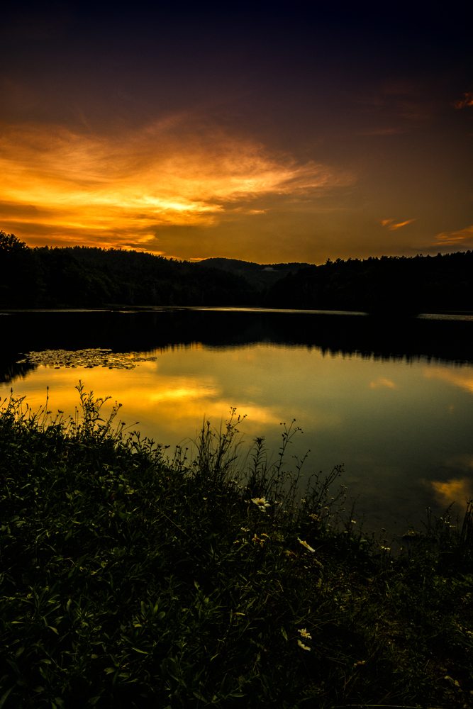 "Bass Lake Sunset" by Victor Ellison Fine Art Photography