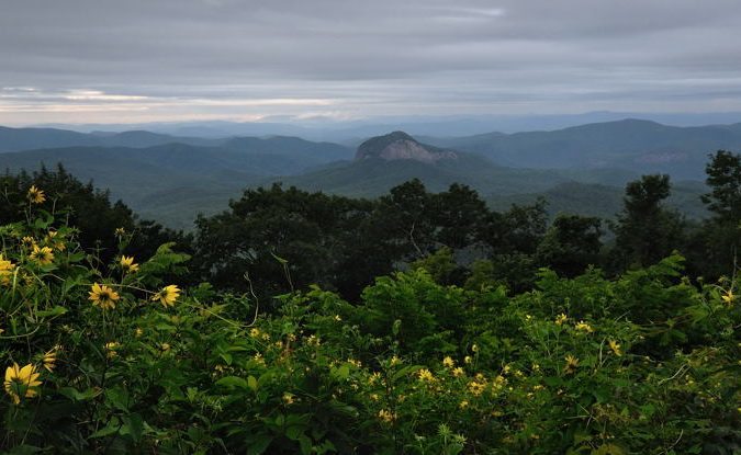 "Looking Glass Rock Overlook, Blue Ridge Parkway Milepost 417" by Jeff Burcher Photography