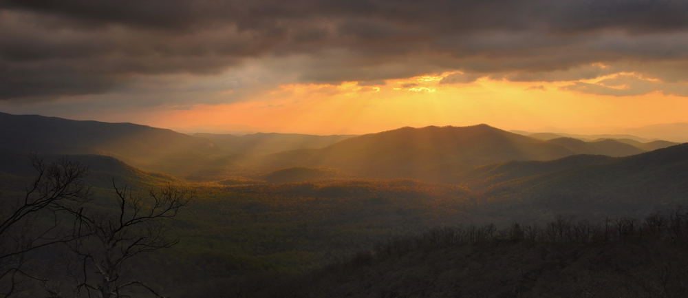 "Pounding Mill Overlook, Milepost 413.2" by Jeff Burcher Photography