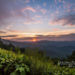 "Mount Pisgah Sunset Blue Ridge Parkway Milepost 405" by Deborah Scannell Photography