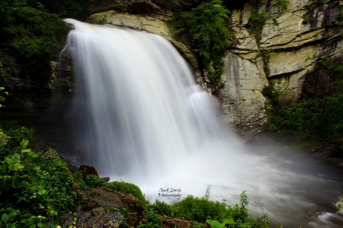 "Looking Glass Falls" by Chuck Irwin