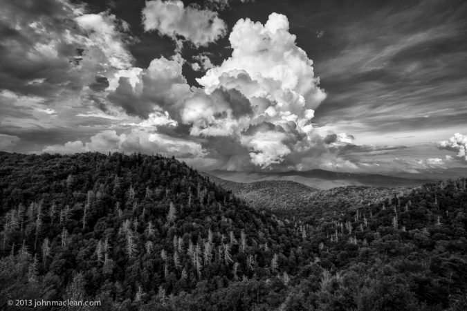 "Eagle Fork Overlook, Blue Ridge Parkway Milepost 418.0" by John MacLean Photography