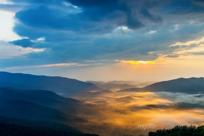 Pounding Mill Overlook - The Blue Ridge Parkway