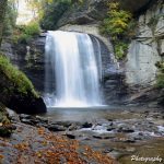 "Looking Glass Falls near Milepost 412" by James Beeler