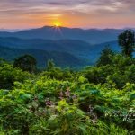 "Sunset Near View Hominy Valley Overlook" by Deborah Scannell Photography