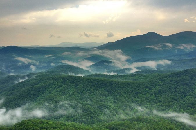 "View From Looking Glass Rock" by Christina M. Moore