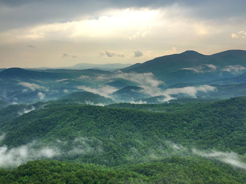 "View From Looking Glass Rock" by Christina M. Moore