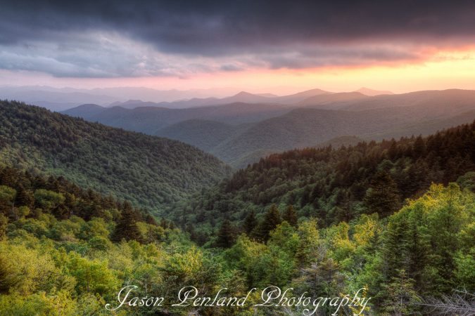 "Sunset at Wolf Mountain Overlook" by Jason Penland Photography