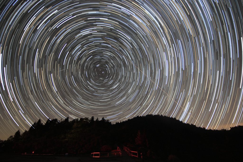 "Waterrock Knob Star Trails" by Joshua Luckadoo