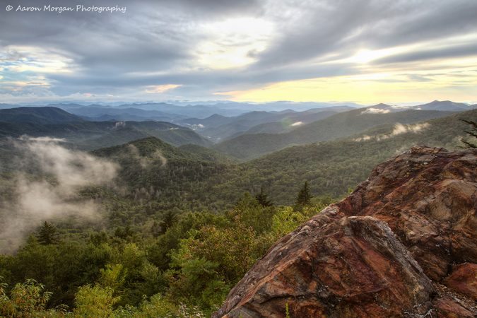 "Near the Cowee Overlook" by Aaron Morgan