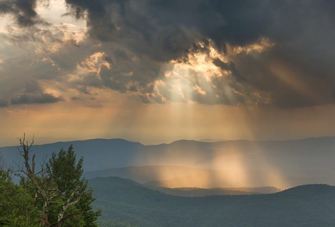 "Thunder Ridge Near The View Arnold Valley Overlook" by Landscapes of the Blue Ridge
