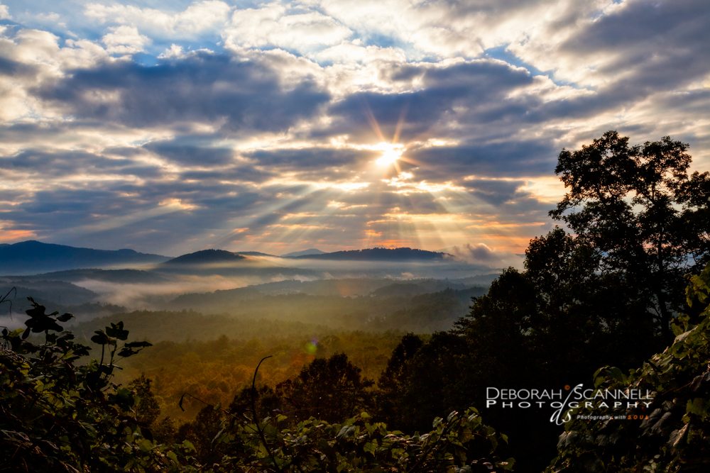 "Sunrise from Parkway, Milepost 394" by Deborah Scannell Photography