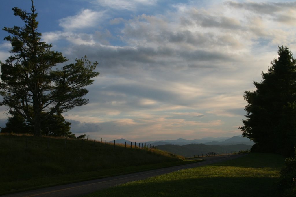 "Mt. Jefferson Overlook Blue Ridge Parkway Milepost 267" by Patricia Monica
