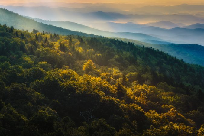 "Grandfather Mountain Blue Ridge Parkway Milepost 305" by Miles Smith