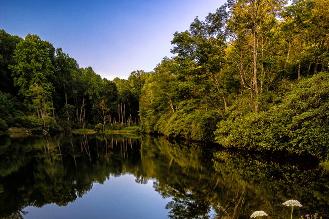 "Sim’s Pond Blue Ridge Parkway Milepost 295" by Victor Ellison Fine Art Photography