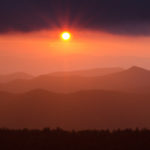 "Cowee Mountain Overlook Sunset, Milepost 430.7" by Kristina Plaas