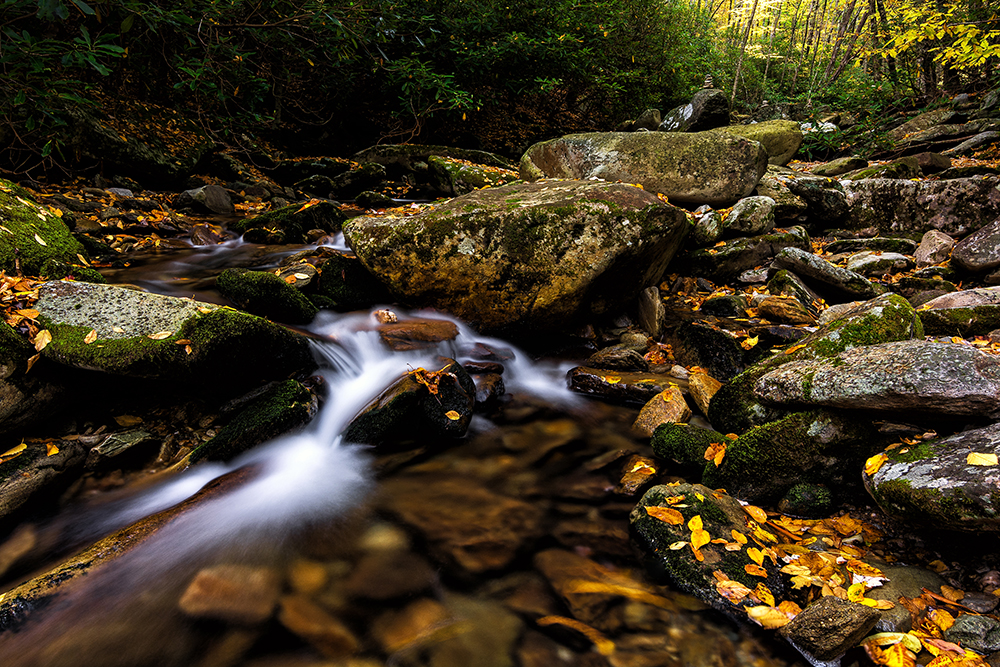 "Boone Fork Creek, Milepost 300" by The Art of Victor Ellison