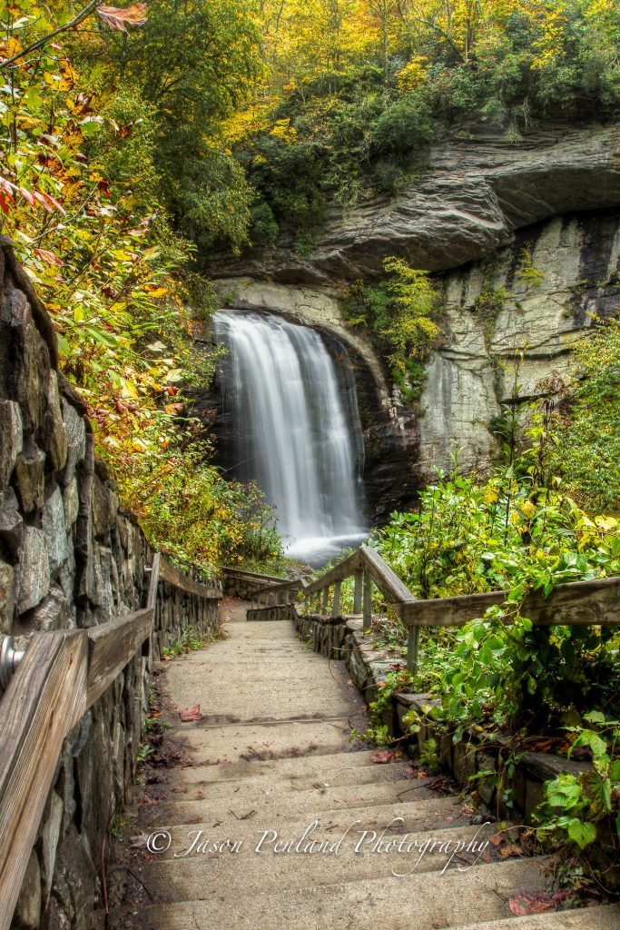 "Stairs to Looking Glass Falls" by Jason Penland Photography