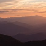 "Purple Ridges at Cowee Mountains Overlook, Milepost 430.7" by Ed Fuhr Photography