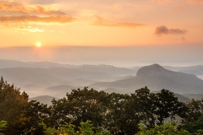 "Looking Glass Rock Overlook, Milepost 417" by Solitary Traveler Photography