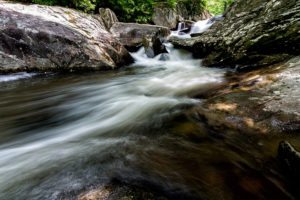 "Cascades on the Boone Fork Trail, Milepost 296" by Victor Ellison