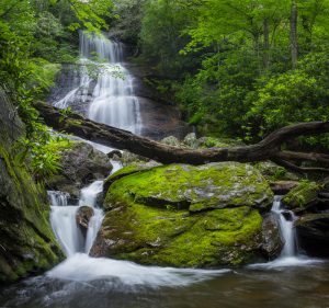 "Dill Falls near Milepost 422" by Waterfalls of Western North Carolina