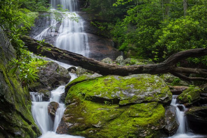 "Dill Falls near Milepost 422" by Waterfalls of Western North Carolina