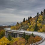 "Fall at the Linn Cove Viaduct, Milepost 304.4" by Greg Dollyhite