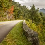 "Fall Color South of Buck Springs Tunnel, Milepost 407.3" by Jennifer Mesk Photography