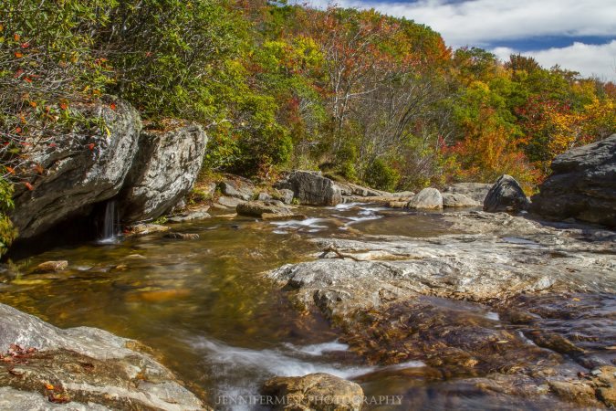"Graveyard Fields and Falls, Milepost 418" by Jennifer Mesk Photography