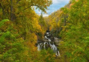 "Cullasaja Waterfalls in the Nantahala National Forest" by Gwen Cross Photography