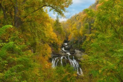 "Cullasaja Waterfalls in the Nantahala National Forest" by Gwen Cross Photography