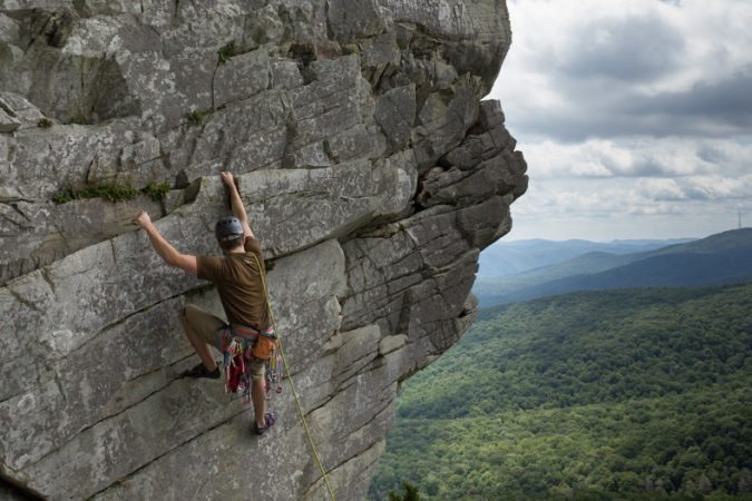 "Climbing Ship Rock, Milepost 303" by Waterfalls of Western North Carolina