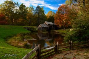 "Fall at Mabry Mill" by Richard Hill