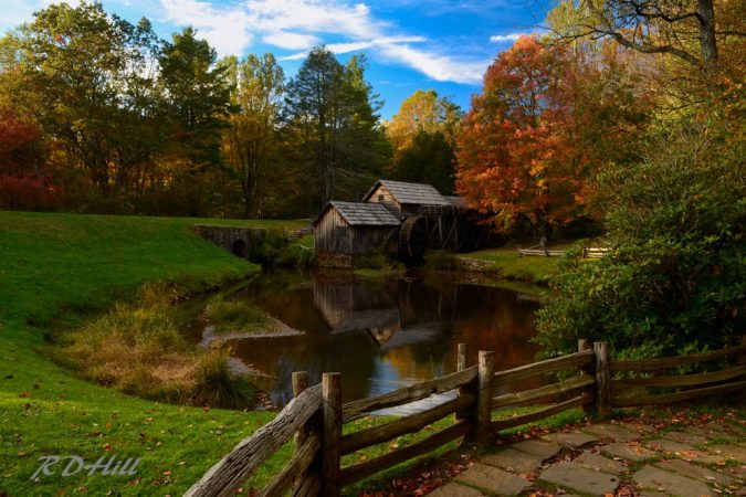 "Fall at Mabry Mill" by Richard Hill