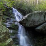 "Upper Waterfall on Little Lost Cove Creek, near Linville Falls" by Waterfalls of Western North Carolina