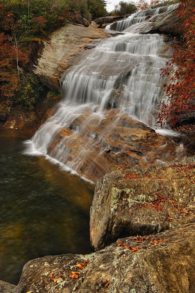 "Graveyard Fields Second Falls" by Jeff Burcher Photography