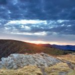 "Sunset behind Black Balsam" by Christina M. Moore