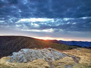 "Sunset behind Black Balsam" by Christina M. Moore