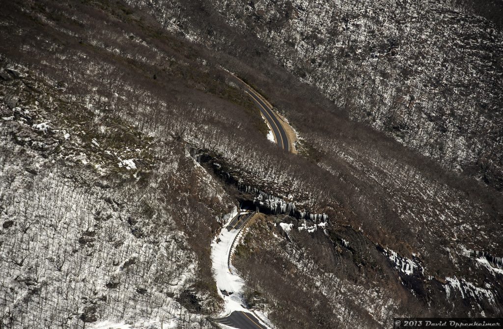 "Craggy Gardens Tunnel Aerial Photo" by David Oppenheimer