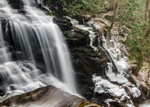 "Wintry View of Soco Falls" by Solitary Traveler Photography
