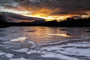 "Frozen Price Lake" by Victor Ellison Fine Art Photography