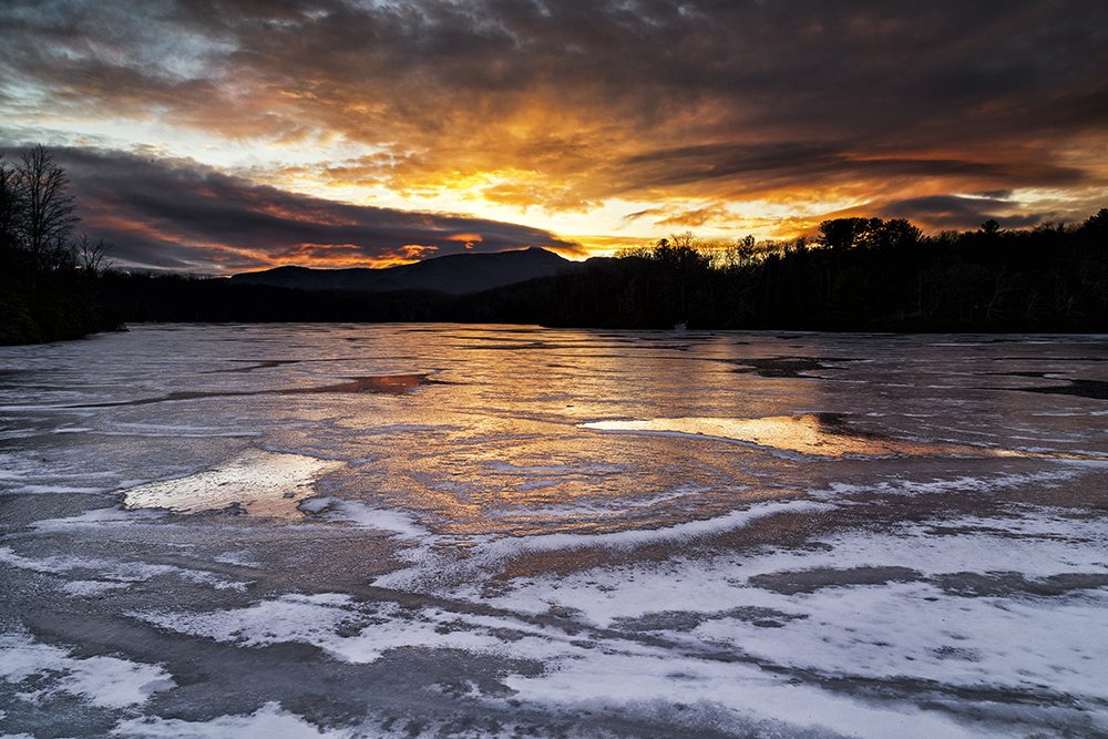 "Frozen Price Lake" by Victor Ellison Fine Art Photography