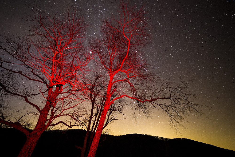 "Lightpainting Milepost 296" by Victor Ellison Fine Art Photography