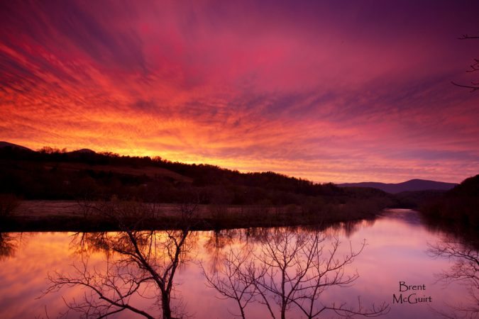 "Spring Sunset over the James River" by Brent McGuirt Photography